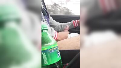 Cumming While Driving Twinks Porn : Road Cock Blow