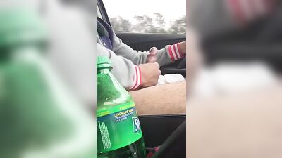 Cumming While Driving Twinks Porn : Road Cock Blow
