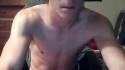 Cumming In His Chair After School: A Hot Amateur Web-Cam Solo!