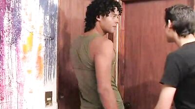 Paying Rent in Youth Hostel: Bareback Cum Shots Oral Adventure!