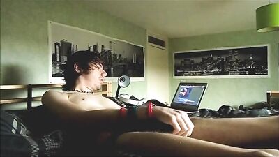 Emo Cum Boy Revenge - Massive Load in Solo Handjob!