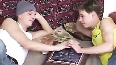 Teach Me Cock: Twinks Gay Porn Sex Education with a Buddy