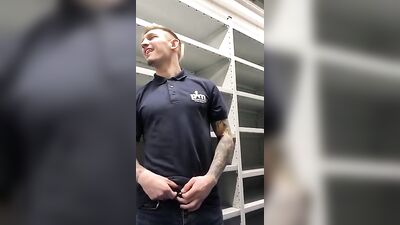 Jerkin in the Office: No Cum Allowed!