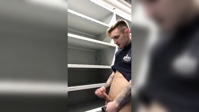 Jerkin in the Office: No Cum Allowed!