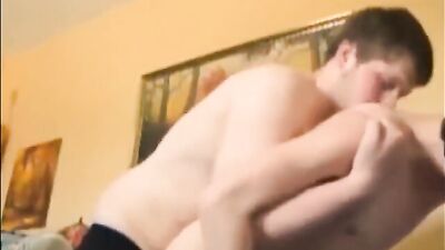 Young Chubby Boy Fucks Best Friend in Bed - Gay Amateur Porn