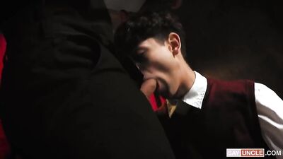 The Pastors Secret Confession: Oral, Ass Play and Bareback with Father and Step Son