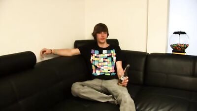 Skinny Twink Gets Fisted with Help from his Fleshlight Buddy and Cums Hard!