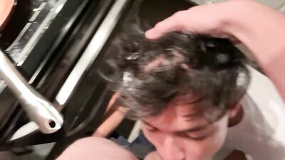 Young Stud Gives Incredible Blowjob - Action Oral