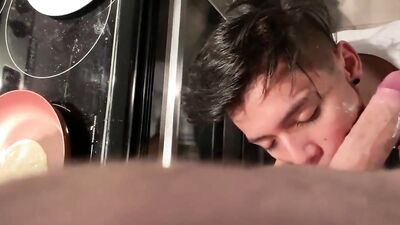 Young Stud Gives Incredible Blowjob - Action Oral