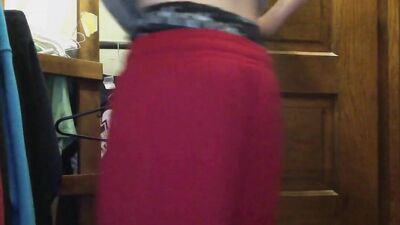 Teen sagging and cumming