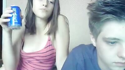 Blonde Dudes Steamy Gay Porn with Girlfriend!