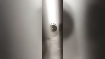 Twink Porn in Public Outside Spy Bros Restroom!