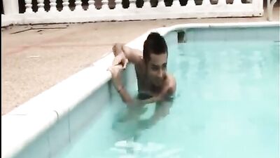 Gay Porn Latino Fuck by the Pool Latino Men in Hot Action at the Poolside