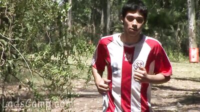 Asian Outdoor Wanking Heats Up Into Steamy Gay Porn Session