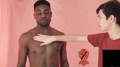 White Stud Boys Bareback Jizz Fest: Oil Up And Jerk Off The Black Studs Cream Pie