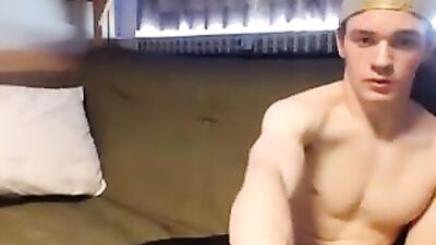 Cumming on Cam - Gay College Dudes Solo Web-Cam Show @ Gayboy.ca