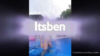 Riding A Dildo & Cumming In The Pool - Ben (Solo)