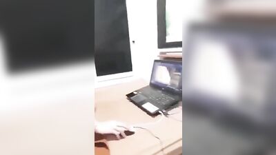 Hung Thai novice monk let it out to cool during a hot summer day