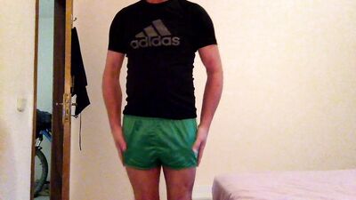Green adidas wank