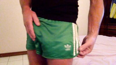 Green adidas wank