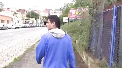 Tense Twink Gay Porn young lad sells his tight hole for cash