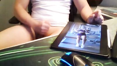 Jerking to a Girl Boys Porn Selfie