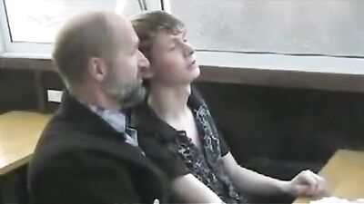 Older Guy Barebacking Twink Employee