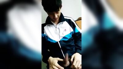 My brother at the school