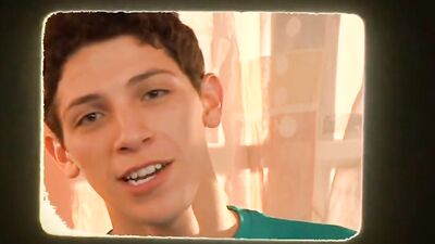 Bareback fun of three boys