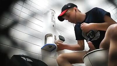 Blond boys porn spy cam toilet