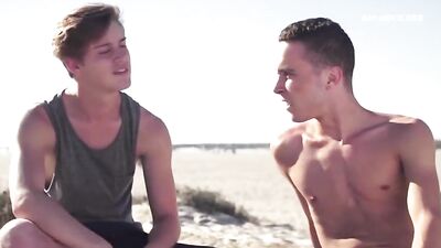 Introducing Bareback - Scene 5 - Beach Teen Twinks