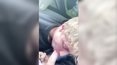 Rubax Video - Sexy Sebastian Swallows Friends Cum In The Car