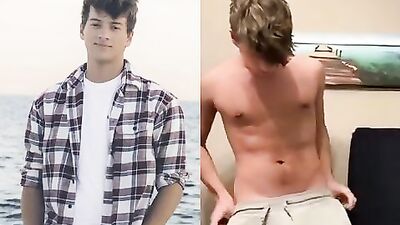 SWEET SIDE OF BEEF SHOWS HORSE COCK IN SHORTS