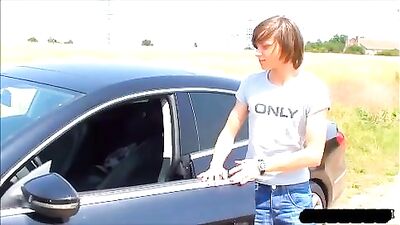 Young Boy William Dildo Fun On Ride