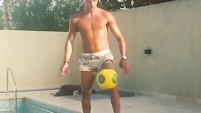 Soles 36 Soccer Ball Feet By The Pool Boys Porn