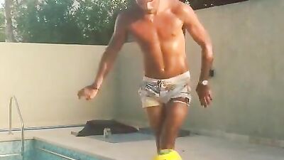 Soles 36 Soccer Ball Feet By The Pool Boys Porn