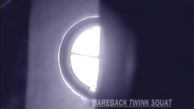 Bareback Twink Squat