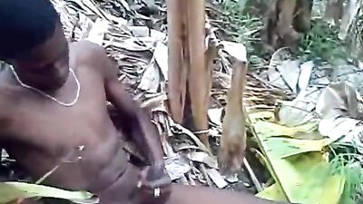 Young jerker in the woods