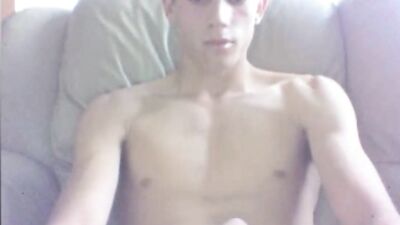 Very Handsome, Uncut, 18yo Teen Jerks Off & Sperms