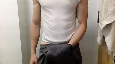 Big Cock College Jock Webcam Phone Bouncing Fun
