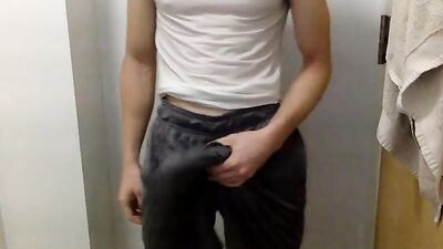 Big Cock College Jock Webcam Phone Bouncing Fun