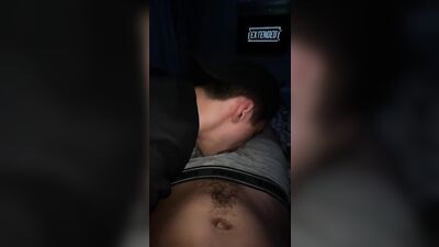 Twink suck dick (Throat blowjob)