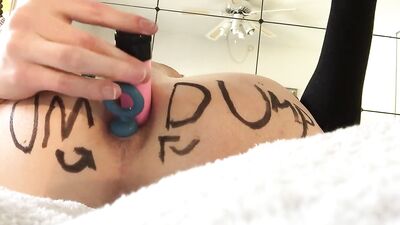 Cum Dump Femboy takes Multiple Toys up his Ass