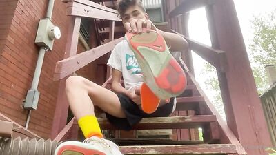 Shoes twink cam porn public