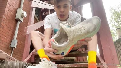 Shoes twink cam porn public