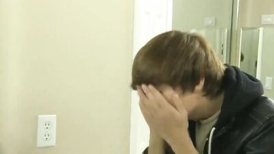 Sweet boy help other boy