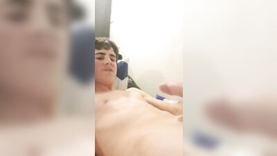 Beating off action before bedtime boys porn