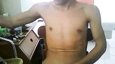 Asain Teen Wanks & Eats His Cum