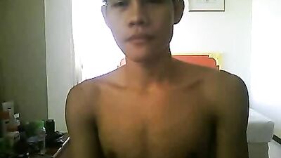 Asain Teen Wanks & Eats His Cum