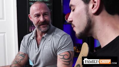 FamilyCreep - Musclebear Montreal Barebacks His Hairy Twink Stepson Good